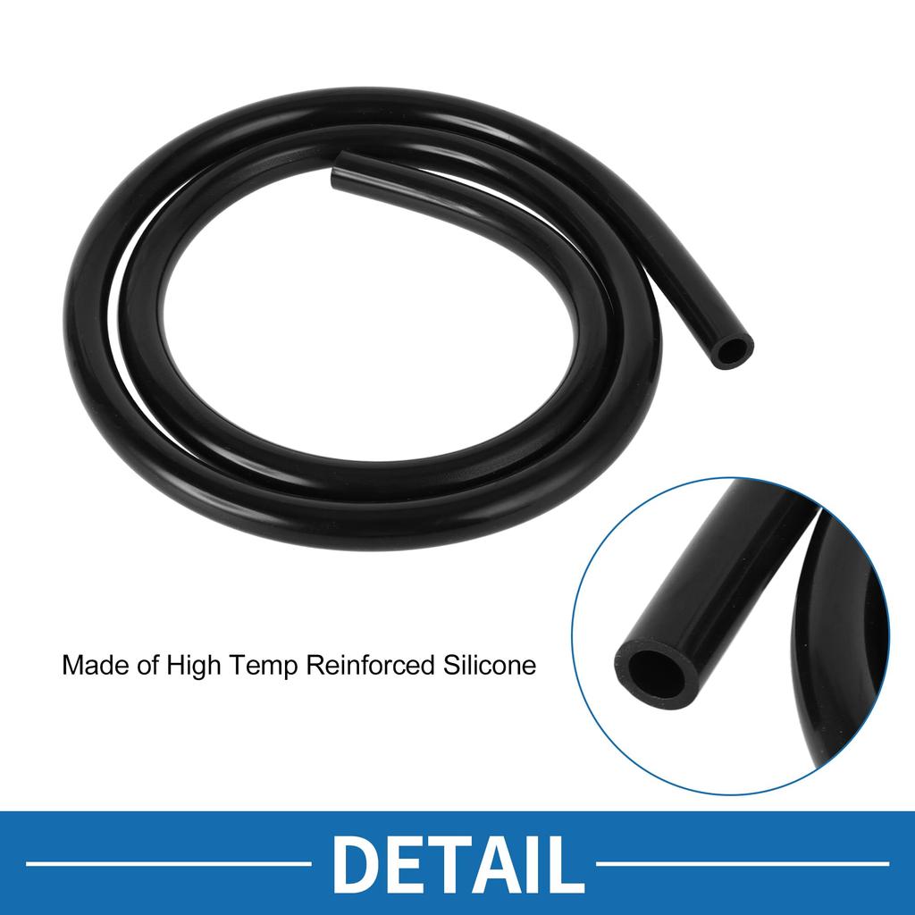 A ABSOPRO Silicone Vacuum Tube Hose High Temperature 4FT 3/8"