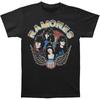 Ramones Винтажная Футболка с Фото Крылья Средний Размер Черная Унисекс