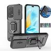For Honor 200 Lite 5G Case Shockproof Armor Ring Case For Honor200 Honor 200Lite 5G Slide Camera Lens Protection Cover