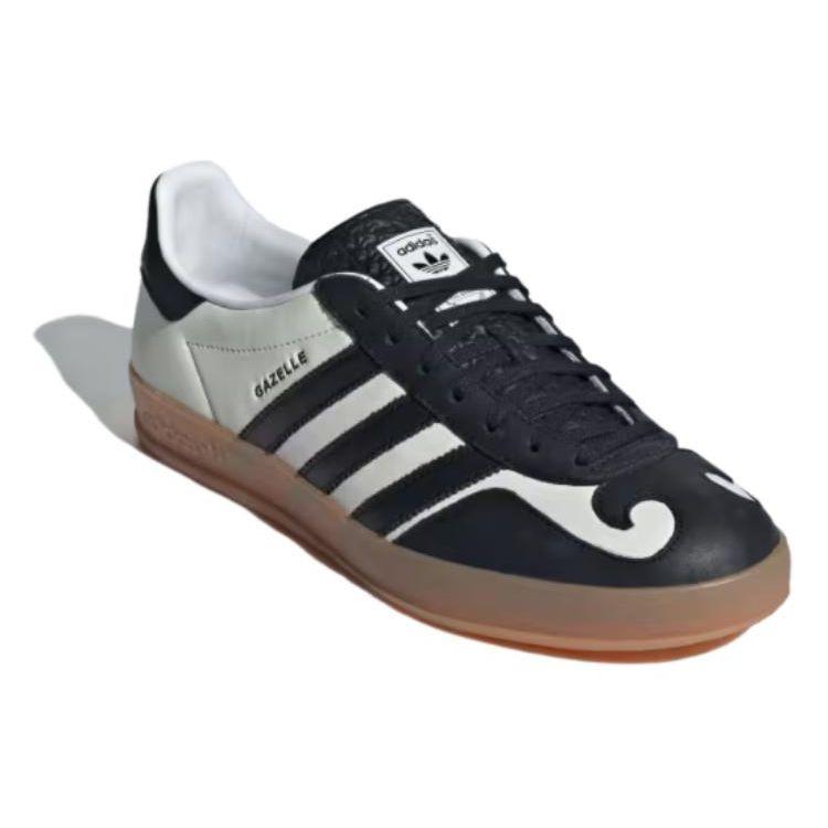 Adidas Gazelle Indoor Gatsin Pack - White Black Unisex Sneakers Cloud-White Core-White Gum IH9990