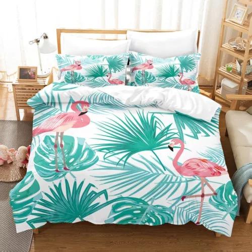 Comforter Palm Leaves Bed Decoration First Choice Gift Suitable For Children Kids And Adults Soft Warm And Breathable