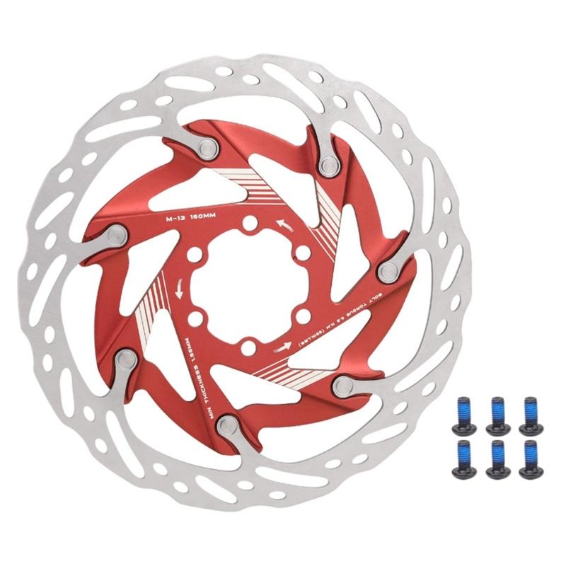 Hollow Road Bike Brake Disc Mountain Bicycles Brake Rotor Central Locking Road Bike Oil Disc Brake Rotors 160mm