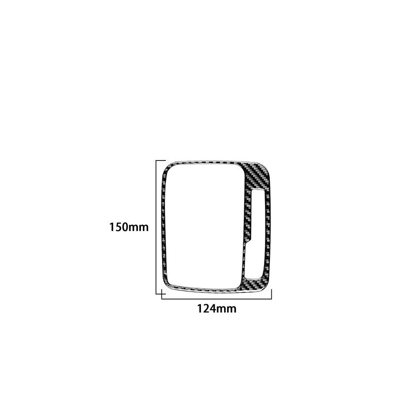 Для VW Touareg 2011-2018 мягкое углеродное волокно панель переключения передач наклейка отделка салона автомобиля аксессуары салон автомобиля