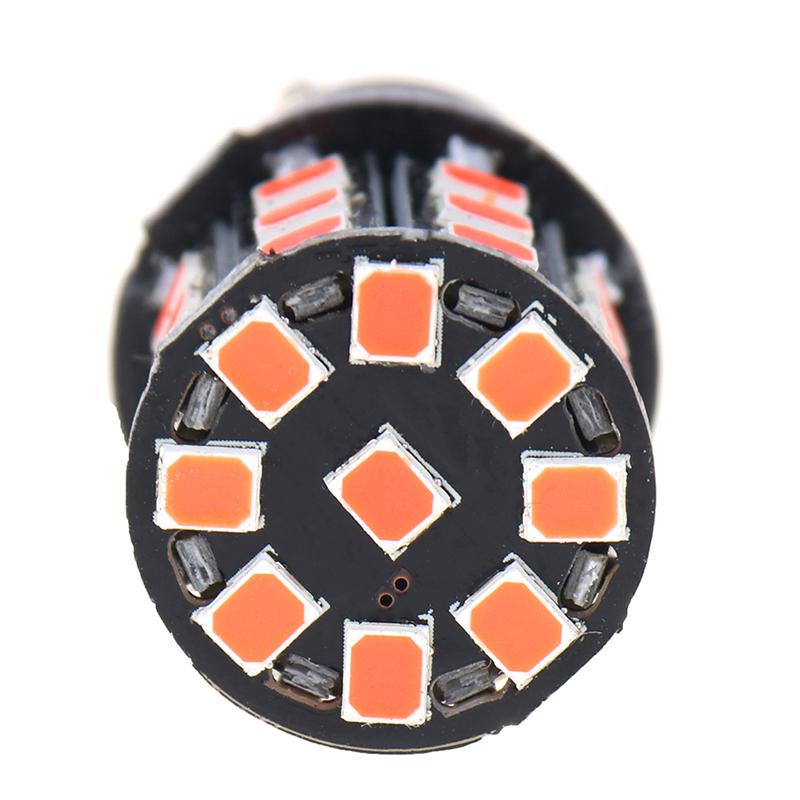 2 шт. 1156 Ba15S 2835 33-Smd красные светодиодные лампы для указателей поворота автомобиля, стоп-сигналы