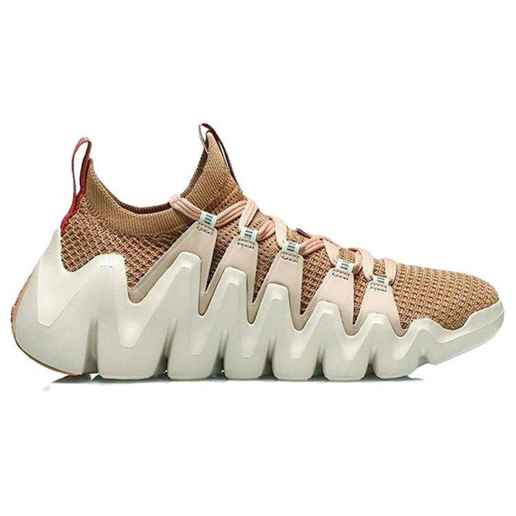 Женские низкие кроссовки для бега Li Ning, цвет оленье-коричневый, ARKR008-3