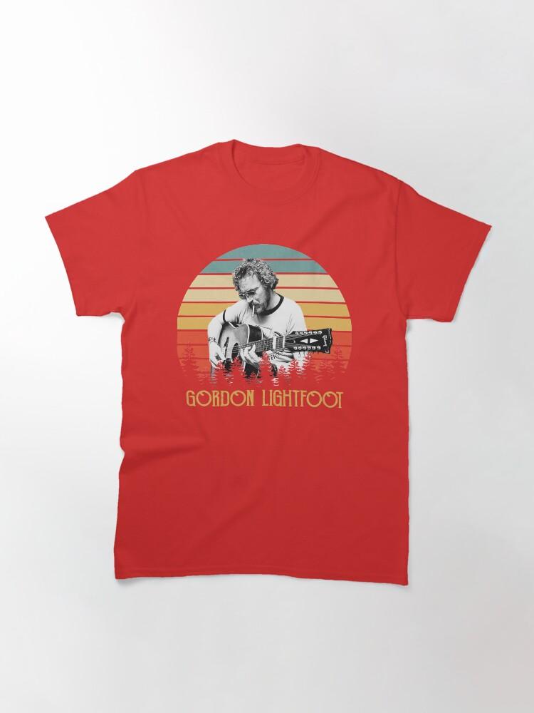 Gordon Lightfoot Music Vintage Retro Vintage 80S Gordon Folk Music Love You Fans Classic T-Shirt