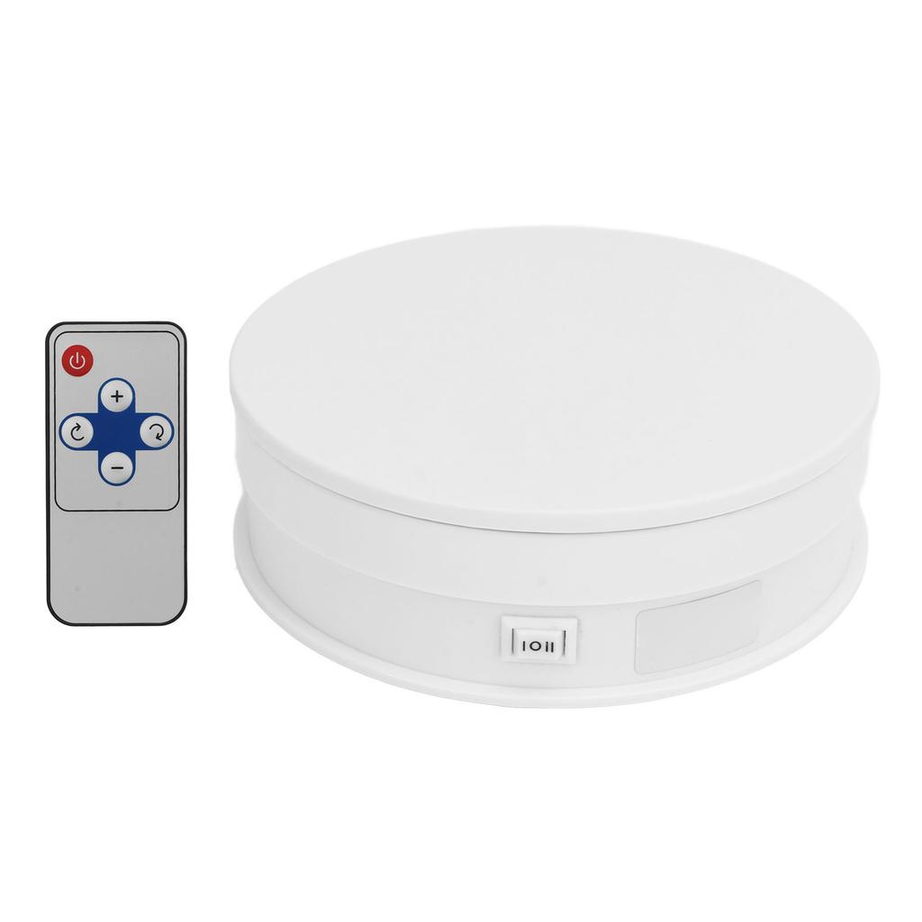 Still Turntable 15cm Remote Control Speed Electric Rotating Turntable Display Stand Photography Video Shooting Props