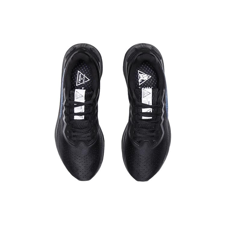 Li Ning Arashi Тканевая амортизация Скользкая устойчивость Износостойкость Дышащие Легкие Низкие Беговые кроссовки Мужские ARHR023-1