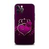 Girl Women Butterfly Crown Love Phone Case For Apple Iphone 14 13 12 11 Pro Max 13 12 Mini Xs Max Xr X 7 8 6 6s Plus Cover