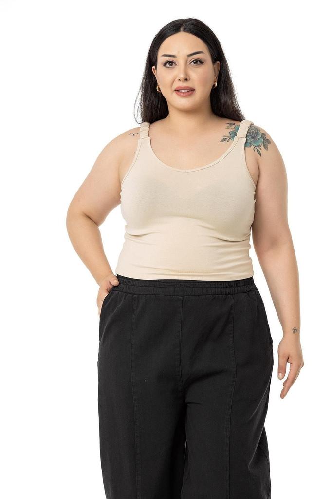 Женский стиль, боди большого размера, большие размеры, бретельки, собранное, драпированное, укороченное боди из норки