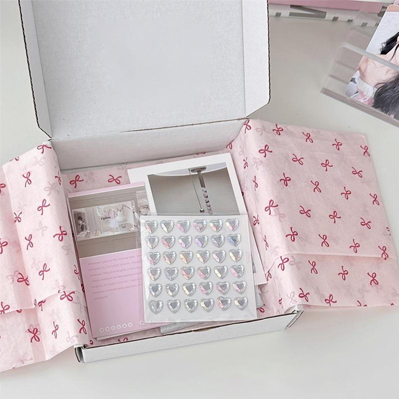 10Pcs Bowknot Sydney Paper Hand-Kneaded Paper Cotton Paper Bouquet Flower Wrapping Paper Flower Wrapping Paper Cake Baking Gift