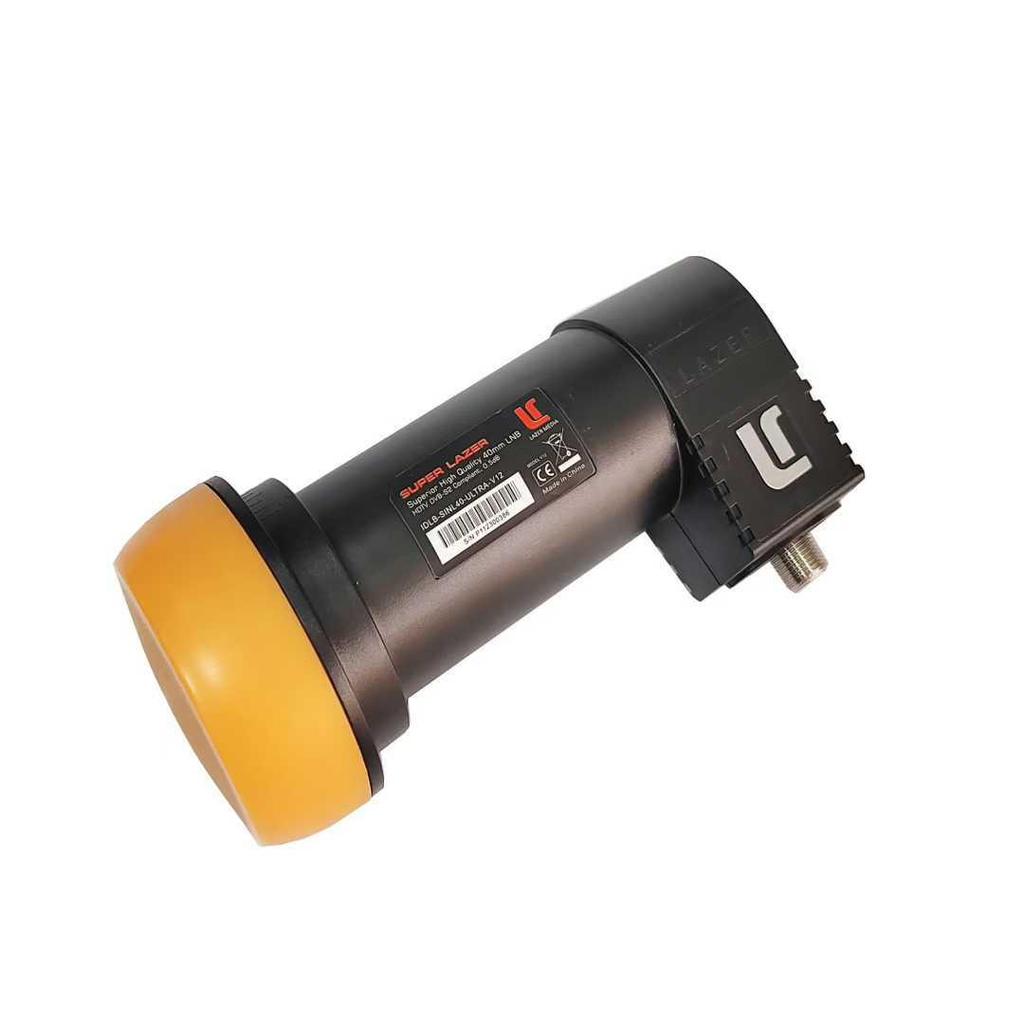 Высокогейновый малошумящий двойной гетеродинный LNB Ku-диапазона 9750/10600 с одним выходом - 'Большая Черная Голова' Downconverter