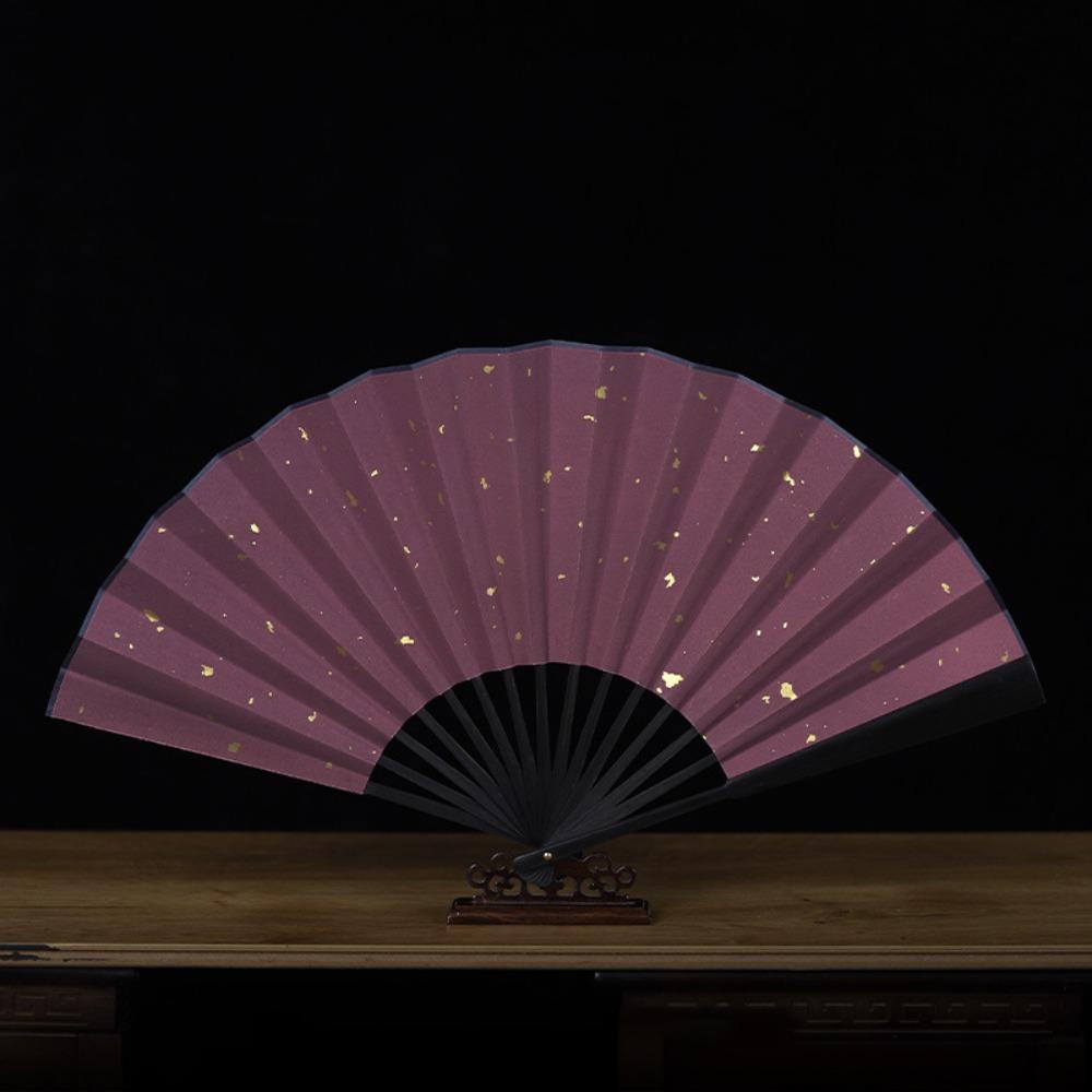 Handwritten Calligraphy Bamboo Folding Fan Antique Style Hand Fan Dance Fan Calligraphy Painting