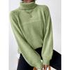 Loose Sweater Women's Solid Color Warm Pullover Top