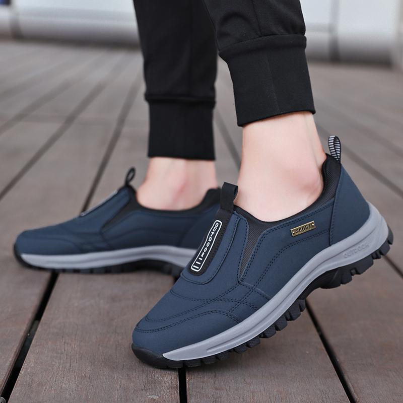 Повседневные кроссовки, новые мужские осенние кроссовки для тенниса на открытом воздухе, замшевые кроссовки на платформе, противоскользящие, для пешего туризма, дышащие, повседневные рабочие туфли