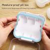 AM/PM Pill Organizer 2 Times a Day Travel Pill Box 3 Day Convenient To Carry Pill Box Case with Detachable Day Night Compartment