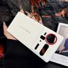 Red Camera Frame with  Textured Case For ZTE nubia Z80 Ultra zte Z70S Ultra z70 ultra Ultimate Design Shockproof Cover