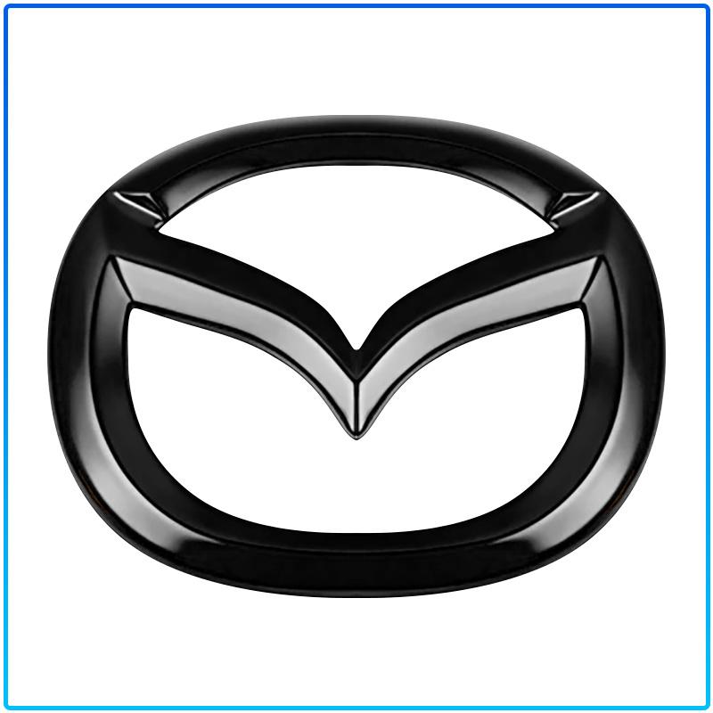 Для Mazda 6 3 CX5 5 2 323 CX7 Demio Atenza Axela MX30 CX30 CX3 CX9 RX8 RX7 ABS Наклейка на центр рулевого колеса автомобиля Аксессуары