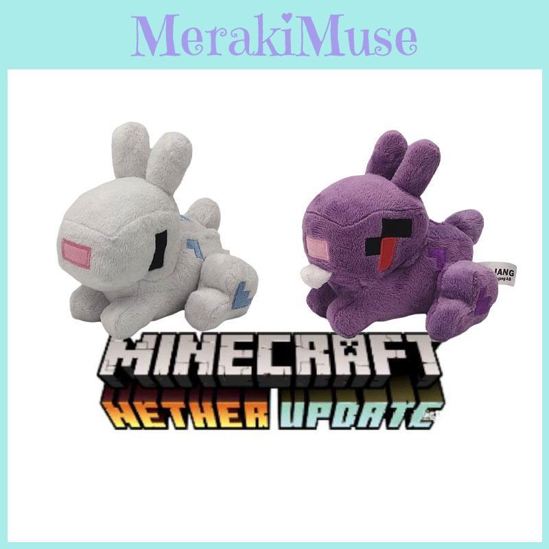 Плюшевая игрушка Minecraft Кролик Милая белая кукла-кролик для девочек и мальчиков Высота 16 см