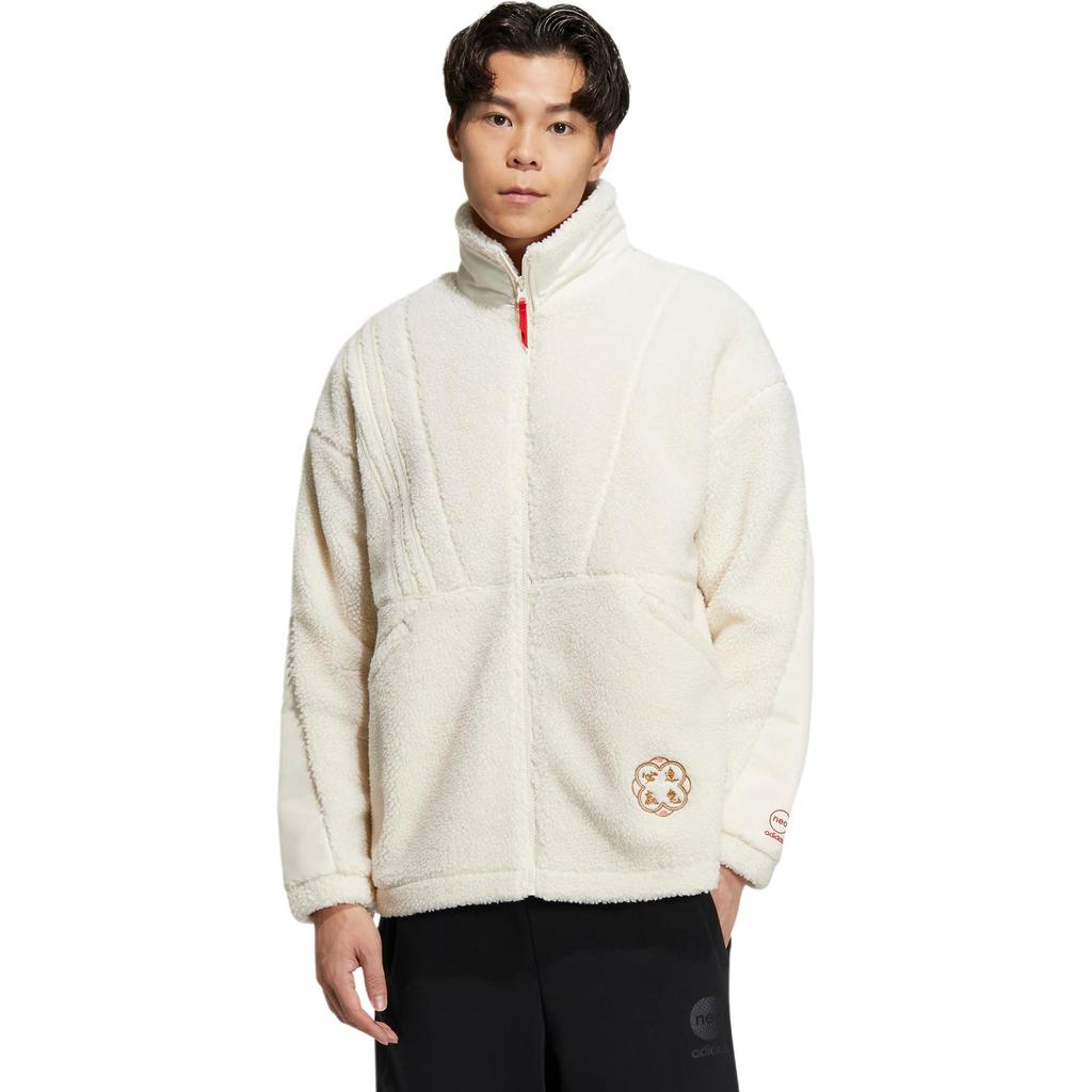 adidas Куртка с вышитым узором «кролик» Neo Stand воротником-стойкой Куртки унисекс Off-White IQ1579