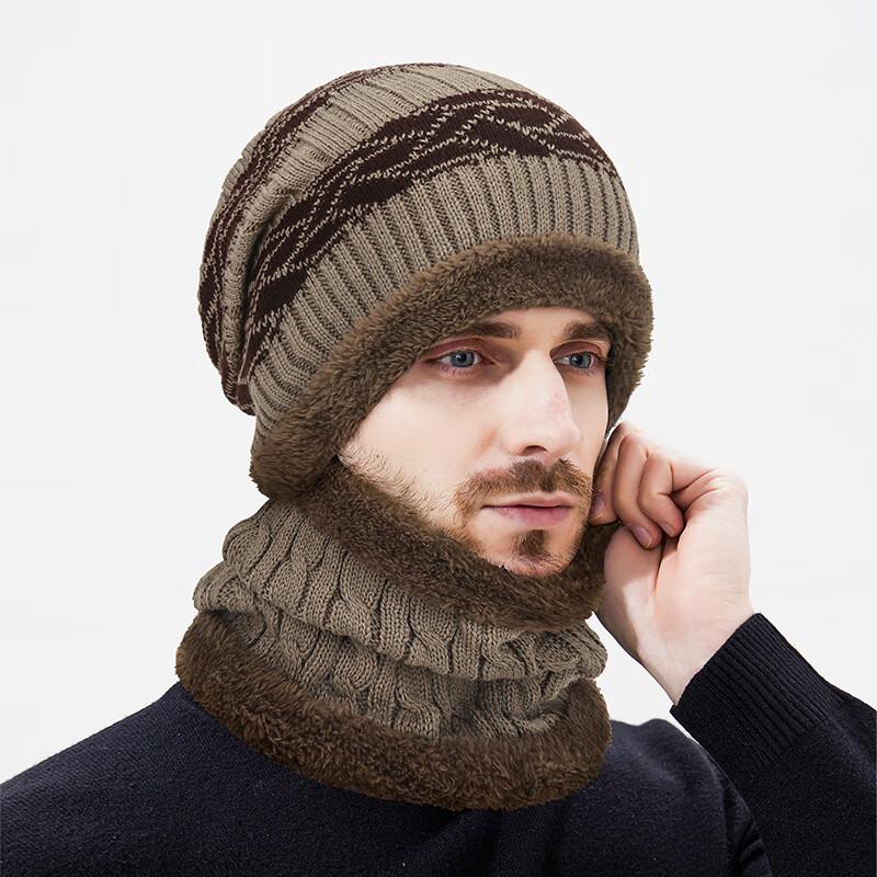 Zhen Yue Qi Extended Fleece-Lined Thermal Knitted Hat with Ear Protection