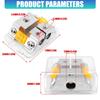 Vehicle Circuit Expansion Kit 1 To 2 Way Fuses Box With Overload Protection Ideal For Car Audios And Lighting Upgrades