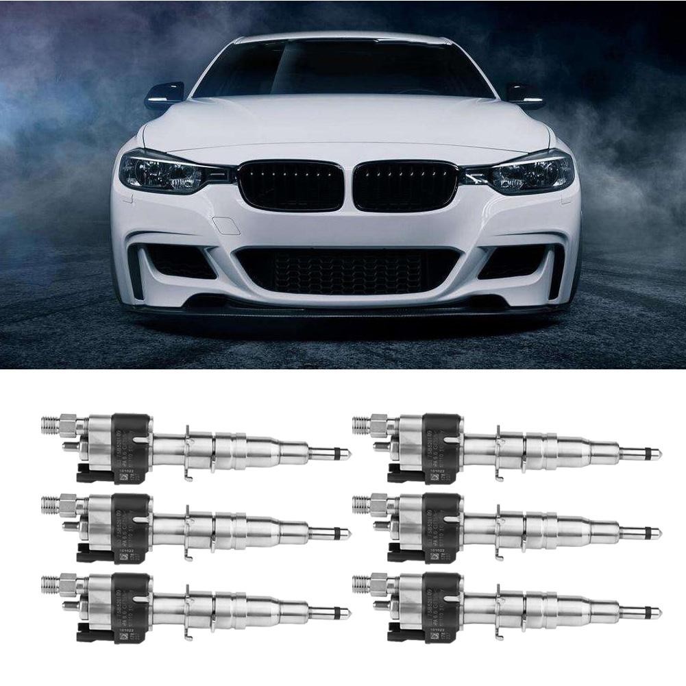 6Pcs Fuel Injector for BMW 135i 335i 535i 650i 740i 750i X6 13537585261 09
