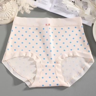 Нижнее белье для девочек из хлопка с принтом в горошек, удобное для женщин, большого размера