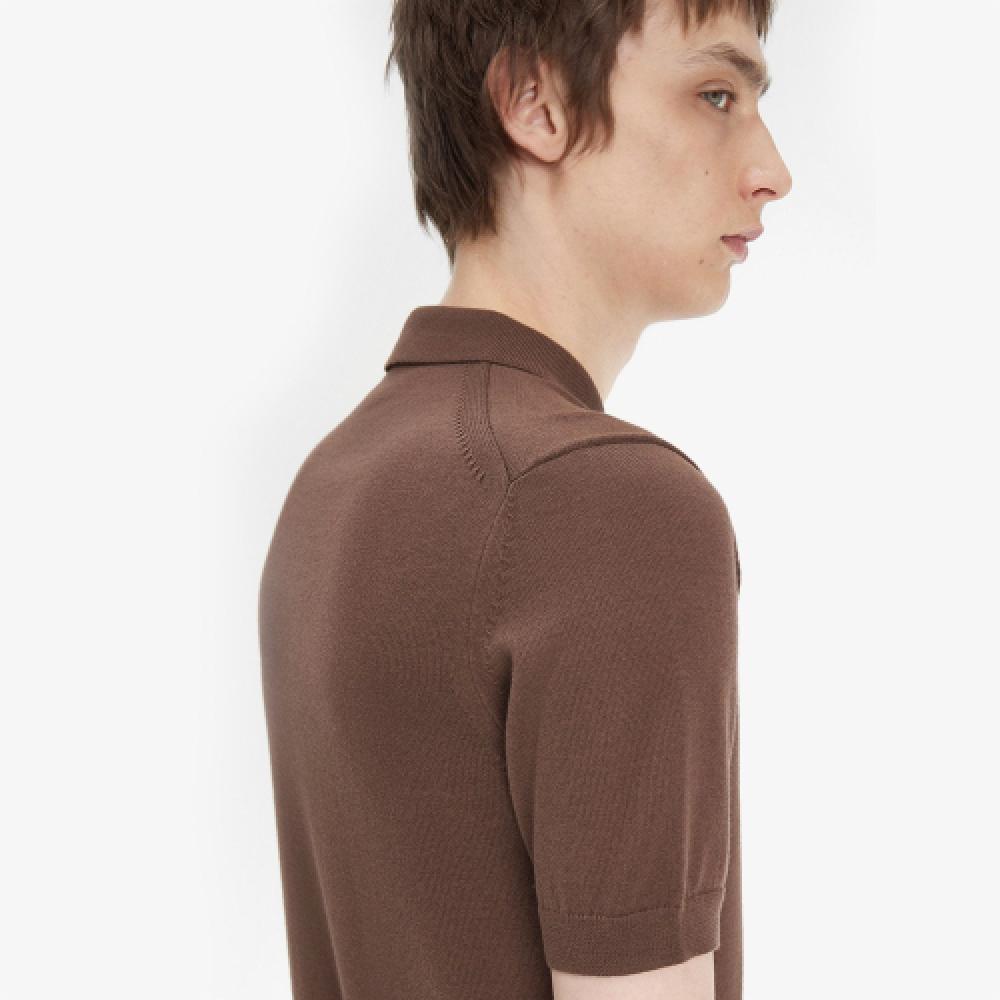 Fred Perry Fred Perry [sharp] Классическая трикотажная рубашка из мериносовой шерсти U53 Afpm2417623 U53