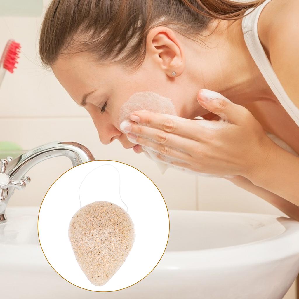 Многоразовый спонж для макияжа Konjac Face Washing Pad Scrub Skin Care Puff Facial Exfoliating Konjak Powder Facial Cleansing