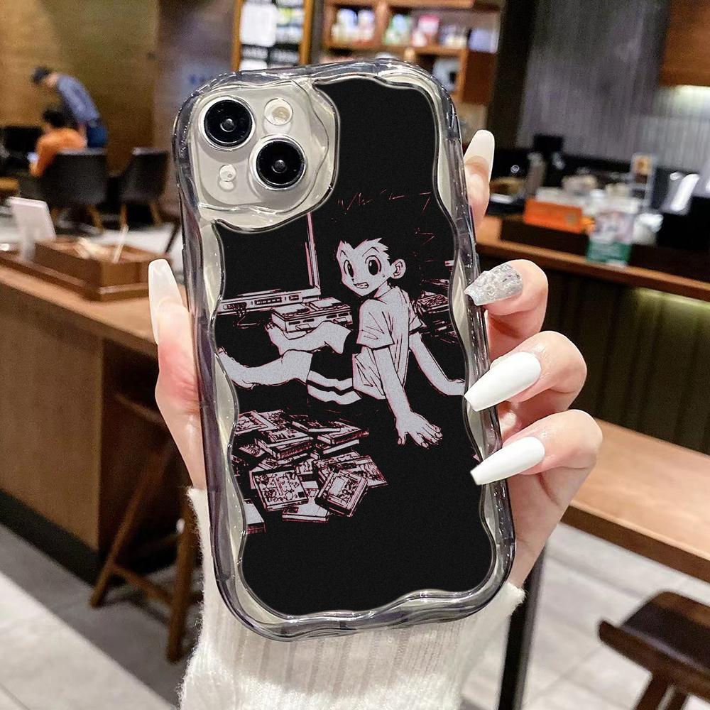 Чехлы для телефонов Ae82 Hunter X Hunter Anime Art для Apple iPhone 16 15 14 13 Pro Max 11 12 mini XR 7 8 6s Plus XS Max SE Wave TPU Back Cover