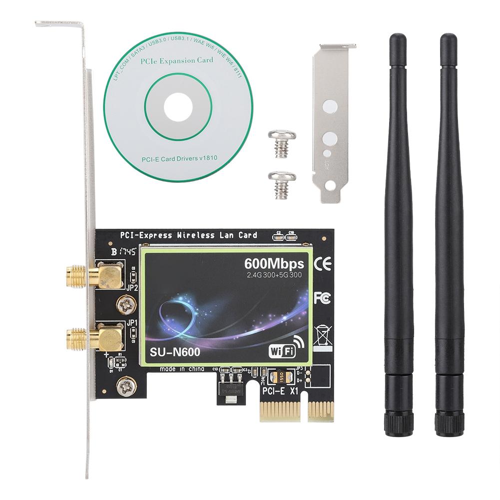 SU N600 PCI E Desktop Computer High Speed Wireless Network Card for Windows