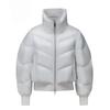 Womens Winter 2026 Short Puffer Jacket Warm Thick Stand Collar Urban Commuter Coat