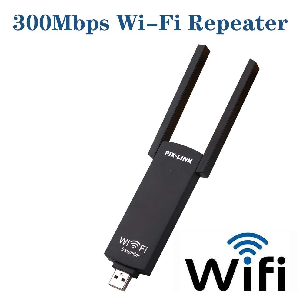 Dual Antenna Wifi Booster Wifi Repeater Signal Amplifier USB Wireless Repeater WiFi Range Extender