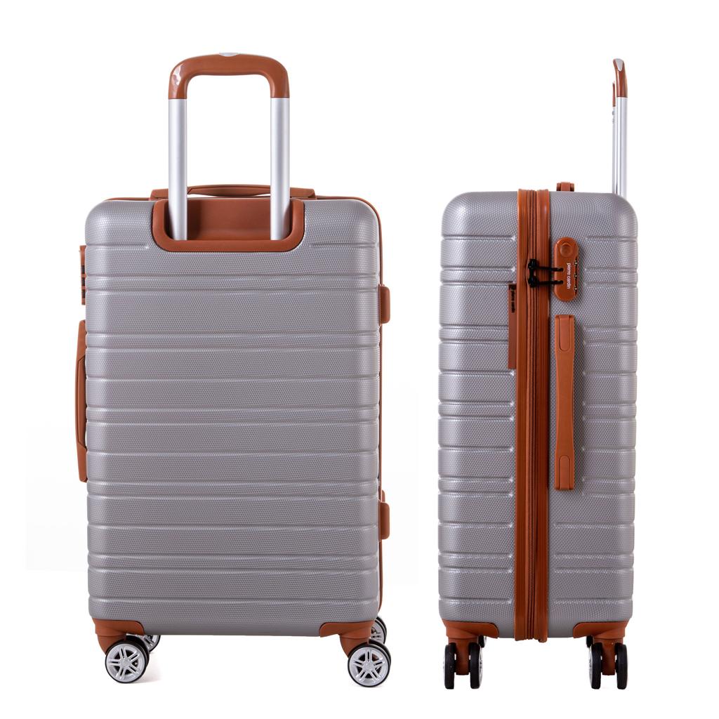 ЧЕМОДАН СРЕДНИЙ 60 СМ SIRRAH СЕРЕБРИСТЫЙ