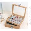 Elegant Wooden Jewelry Box with Dustproof Lid Necklace and Ring Organiser Case Accessories Storage Container for Home