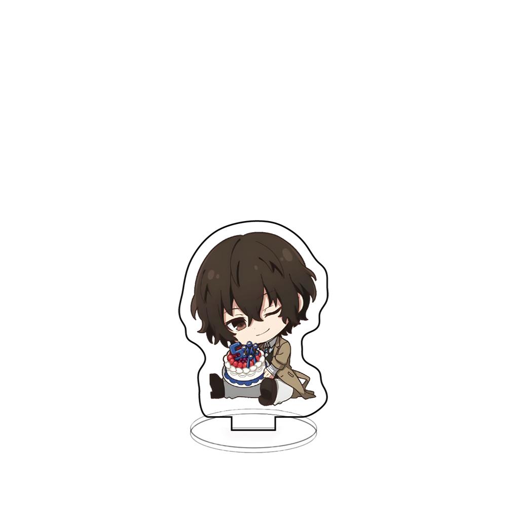 Акриловые Панельные Украшения Акриловая Подставка Bungo Stray Dogs Дазай Осаму Ода Сакуносукэ Фигурка Модель Пластина Настольный Декор Рождественские Подарки