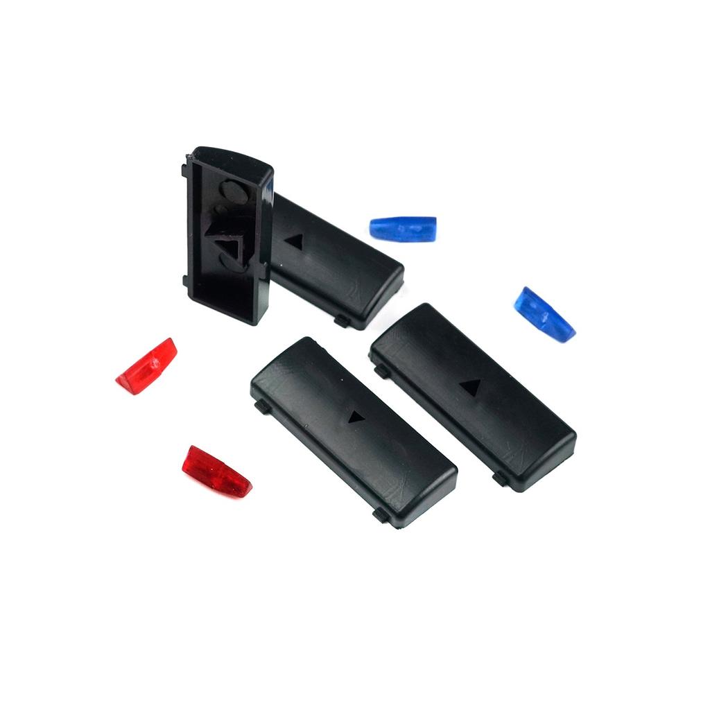 BDP88-13 4 Pcs Air Conditioner Climate Control Panel Up Down Button Cover Set for BMW X5 E53 2000-2006 E39 1996-2003 64116915812