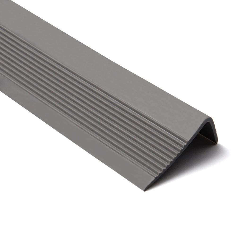 Stair for Indoors and Prevents Safety Accident 5cm X 3mm 1m Long X 1 Gray L-shaped Mat, Anti-slip Tape, Anti-slip Stairs, Outdoors, Falls, Measures,
