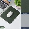 Solid Color Non-Slip Leather Mouse Pad for Girls – Small Desk Mat for Laptops & Office