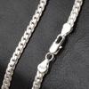 925 Sterling Silver 6mm Full Sideways Necklace 18 /20 /22 /24 Inch Chain for Woman Men Fashion Wedding Engagement Jewelry