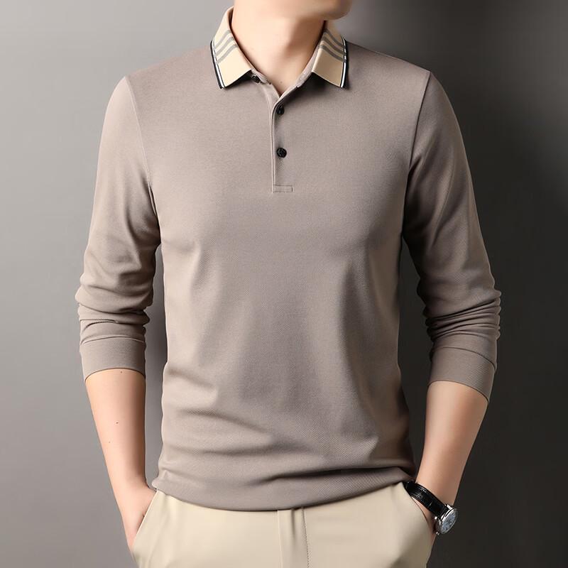 Мужская рубашка-поло Firstview Business Casual с длинным рукавом из пике