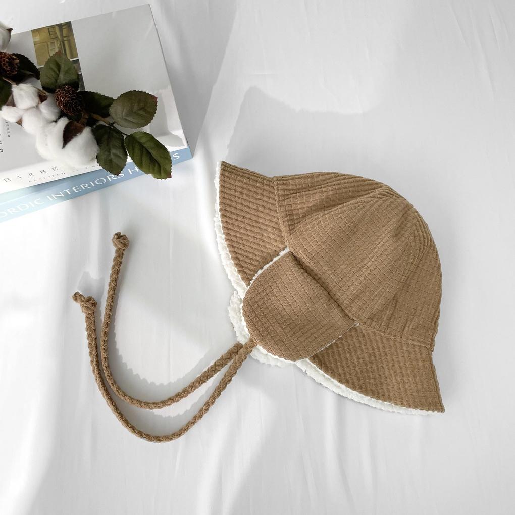 Мужская и женская повседневная панама вафельная двусторонняя с ушками