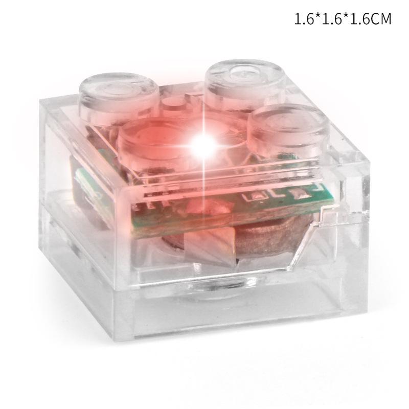 Creative LED Remote Control Interlocking Building Blocks for Light Decoration