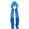 Anime Blue Long Wig Cosplay Game Twisted Wonderland Idia Shroud Costume Heat Resistant Synthetic Hair Men Women Wigs