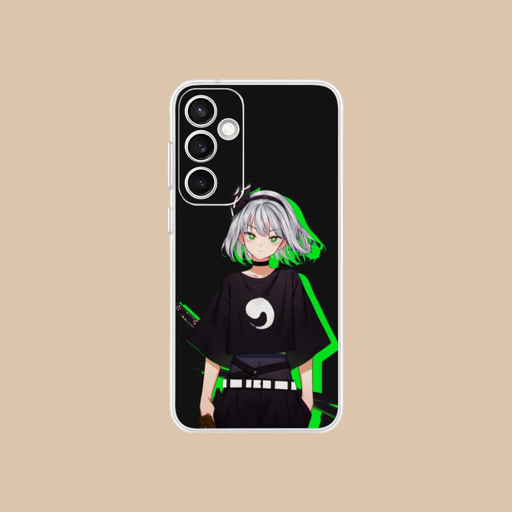 Anime Girl Mobile Phone Case for Samsung Galaxy S25 S24 S23 S22 S21Plus FE Ultra Clear Colorful Cover Smartphone Cover