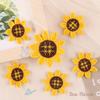 Duoku Computer Embroidery Label Sunflower Flower Cloth Label Clothing Accessories Hand Account Diy Accessories Accessories Embroidery Cloth Sticker