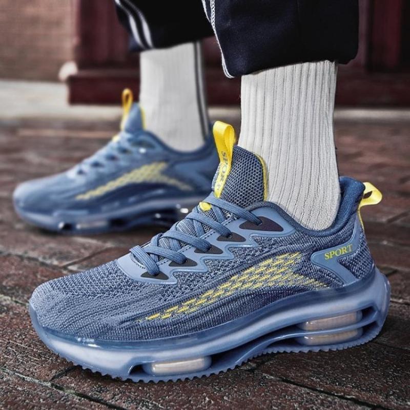 Мужские спортивные кроссовки с мягкой стелькой и низким верхом, сетчатый верх, для пеших прогулок и треккинга, легкие, дизайнерские, на распродаже, легкие мужские повседневные кроссовки