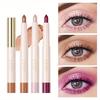 6 Colors Eye Shadow Pencil Matte Pearlescent Eye Shadow Stick Highlighter Pen Contouring Pen Brightening Long Lasting Eyeshadow Stick Eye Makeup Pen
