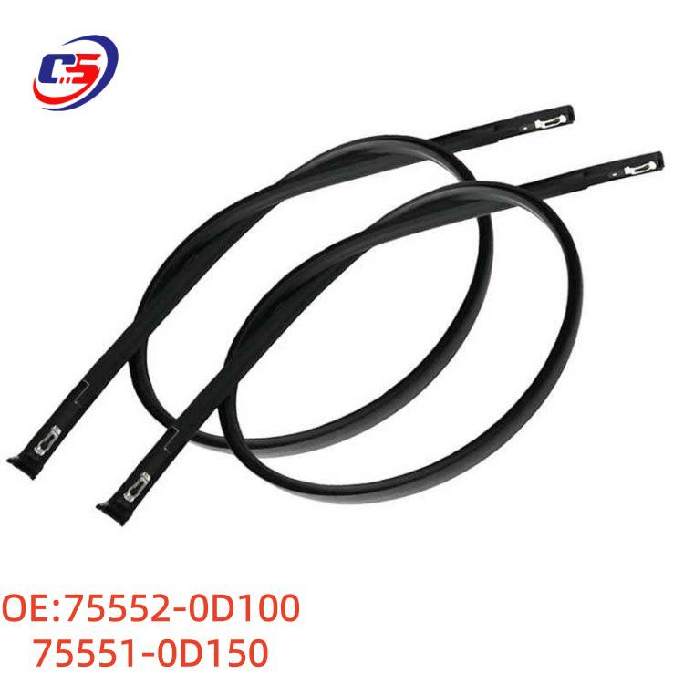 Toyota Yaris 14th Gen Roof Gutter Rubber Trim 75551-0D150/75552-0D100